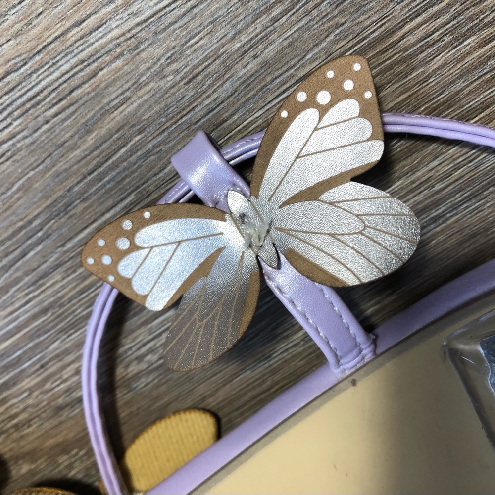 Lavender Butterfly Embellished Heels - Picture 10 of 15